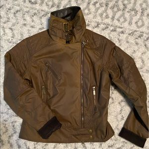 Barbour Waxed Moto Jacket